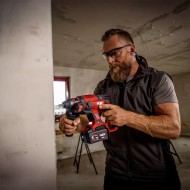 Ciocan rotopercutor compact, modelul CHE EC C, SDS Plus, energie de impact 1.5 J, motor fara perii, Flex