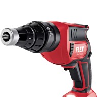 Masina de insurubat pentru gips carton, model DW 45 EC M/2.5 Set, 18 V - 2.5 Ah, 0 - 4500 rpm, cuplu max 28 Nm, Flex