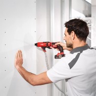 Masina de insurubat pentru gips carton, model DW 45 EC M/2.5 Set, 18 V - 2.5 Ah, 0 - 4500 rpm, cuplu max 28 Nm, Flex