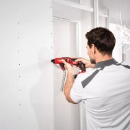 Masina de insurubat pentru gips carton, model DW 45 EC/2.5 Set, 18 V - 2.5 Ah, 0 - 4500 rpm, cuplu max 28 Nm, Flex