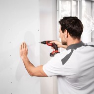 Masina de insurubat pentru gips carton, model DW 45 EC/2.5 Set, 18 V - 2.5 Ah, 0 - 4500 rpm, cuplu max 28 Nm, Flex