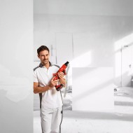 Masina de insurubat pentru gips carton, model DW 45 EC/2.5 Set, 18 V - 2.5 Ah, 0 - 4500 rpm, cuplu max 28 Nm, Flex