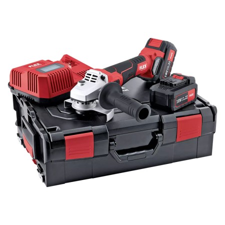 Polizor unghiular, modelul LB125 EC/5.0 Set, Ø disc 125 mm, 9000 rpm, motor fara perii, FLEX