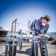 Polizor unghiular, modelul LB125 EC/5.0 Set, Ø disc 125 mm, 9000 rpm, motor fara perii, FLEX