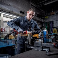 Polizor unghiular, modelul LB125 EC/5.0 Set, Ø disc 125 mm, 9000 rpm, motor fara perii, FLEX