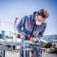 Polizor unghiular, modelul LBE125 EC/5.0 Set, Ø disc 125 mm, 18 V - 5.0 Ah, motor fara perii, FLEX