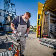 Polizor unghiular, modelul LBE125 EC/5.0 Set, Ø disc 125 mm, 18 V - 5.0 Ah, motor fara perii, FLEX