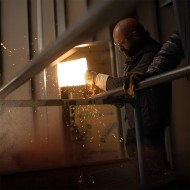 Polizor unghiular, modelul LBE125 EC/5.0 Set, Ø disc 125 mm, 18 V - 5.0 Ah, motor fara perii, FLEX