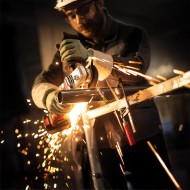 Polizor unghiular, modelul LBE125 EC/5.0 Set, Ø disc 125 mm, 18 V - 5.0 Ah, motor fara perii, FLEX