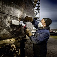 Polizor unghiular cu sistem de franare si functie "DMS", model LBP125 EC C,  Ø disc 125 mm, 10000 rpm, FLEX