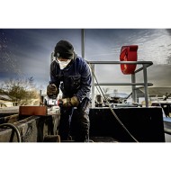 Polizor unghiular cu sistem de franare si functie "DMS", model LBP125 EC C,  Ø disc 125 mm, 10000 rpm, FLEX