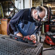 Masina de slefuit "SUPRAFLEX" modelul SE 125 EC/5.0 Set, 18 V - 5.0 Ah, Ø disc 125 mm, FLEX