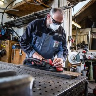 Masina de slefuit "SUPRAFLEX" modelul SE 125 EC/5.0 Set, 18 V - 5.0 Ah, Ø disc 125 mm, FLEX