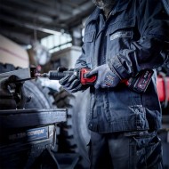 Polizor axial modelul DGE 25 EC C, Ø max disc de slefuire 50 mm, motor fara perii, FLEX