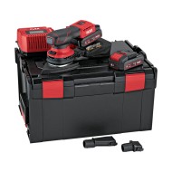 Masina de slefuit orbitala - triunghiular - modelul ODE 2-100 EC Set, 18 V - 2.5 Ah, cursa 2 mm, 12000 - 20000 orbite/min, FLEX