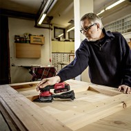 Masina de slefuit orbitala - triunghiular - modelul ODE 2-100 EC-C, cursa 2 mm, 12000 - 20000 orbite/min, FLEX