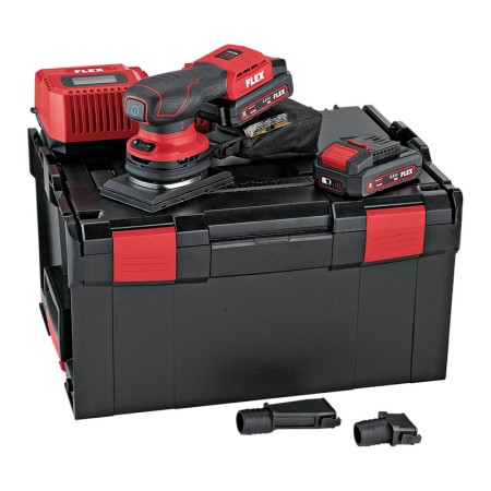 Masina de slefuit orbitala - dreptunghiular- modelul OSE 2-80 EC/2.5 Set, cursa 2 mm, 12000 - 20000 orbite/min, FLEX