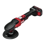 Masina de lustruit pentru burete rosu, modelul PE 150 EC/Set, 18 V - 5.0 Ah, Ø disc 150 mm, 550 - 1800 rpm, FLEX