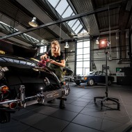 Masina de lustruit pentru burete violet, modelul XCE 8 150 EC/Set, Ø disc 150 mm, 225 - 700 rpm, FLEX