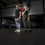 Masina de lustruit pentru burete violet, modelul XCE 8 150 EC C, Ø disc 150 mm, 225 - 700 rpm, FLEX