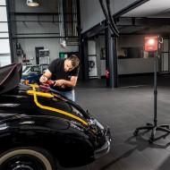 Masina de lustruit pentru burete violet, modelul XCE 8 150 EC C, Ø disc 150 mm, 225 - 700 rpm, FLEX