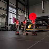 Masina de lustruit pentru burete negru, modelul XFE 15 150 EC C, Ø disc 150 mm, 1350 - 4350 rpm, FLEX