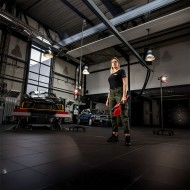 Masina de lustruit pentru burete negru, modelul XFE 15 150 EC C, Ø disc 150 mm, 1350 - 4350 rpm, FLEX