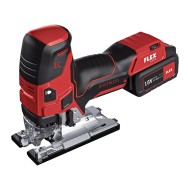 Fierastrau pendular modelul JS EC/5.0 Set, 18 V - 5.0 Ah, frecventa 0 - 3500 taieri/min, cursa 26 mm, FLEX