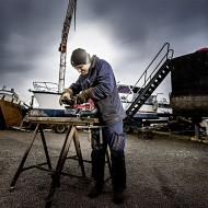 Fierastrau cu banda modelul SBE EC, 0 - 192 rpm, L x l panza 835 x 13 mm, taiere 64 mm, FLEX