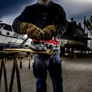 Fierastrau cu banda modelul SBE EC, 0 - 192 rpm, L x l panza 835 x 13 mm, taiere 64 mm, FLEX