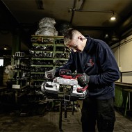 Fierastrau cu banda modelul SBE 127 EC, 0 - 192 rpm, L x l panza 1140 x 13 mm, taiere 167 mm, FLEX