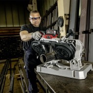 Fierastrau cu banda modelul SBE 127 EC, 0 - 192 rpm, L x l panza 1140 x 13 mm, taiere 167 mm, FLEX