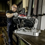 Fierastrau cu banda modelul SBE 127 EC, 0 - 192 rpm, L x l panza 1140 x 13 mm, taiere 167 mm, FLEX