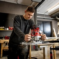 Freza de contur modelul CER EC C, adancime de frezare 50 mm, motor fara perii, FLEX