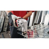 Foarfeca pentru tabla modelul SHE 16 EC C, viteza de lucru 5 - 9 m/min, 950 - 2050 rpm, FLEX