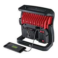 Proiector de santier modelul DWL 2500, clasa de protectie IP 67, dimensiuni 240 x 230 x 104 mm, FLEX