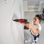 Masina de insurubat pentru gips-carton modelul DW 37 EC C, motor fara perii, 0 - 3700 rpm, cuplu maxim 11 Nm, FLEX