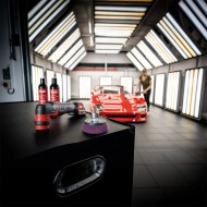 Masina de lustruit modelul PXE 80 EC/2.5Set, 18 V - 2.5 Ah, miscare orbitala aleatorie de 3 si 12 mm, Ø disc 80 mm, FLEX