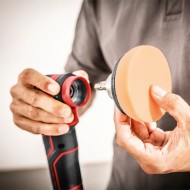 Masina de lustruit modelul PXE 80 EC C, miscare orbitala aleatorie de 3 si 12 mm, Ø disc 80 mm, FLEX