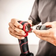 Masina de lustruit modelul PXE 80 EC C, miscare orbitala aleatorie de 3 si 12 mm, Ø disc 80 mm, FLEX