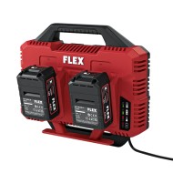 Incarcator dublu CA SP 2 x 12/18, pentru acumulatori 12V / 18V, alimentare 230V, FLEX