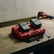 Incarcator dublu CA SP 2 x 12/18, pentru acumulatori 12V / 18V, alimentare 230V, FLEX