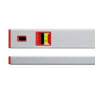 Nivela standard din aluminiu cu 2 bule de nivel, lungime 200 cm, sectiune 50 x 22 mm, precizie de masurare 0.5 mm/m, Format
