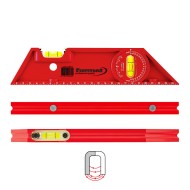 Nivela magnetica din plastic, model “Universal”, lungime 25 cm, sectiune 54 x 15 mm, Format