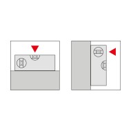 Nivela magnetica, din plastic, pentru electricieni, lungime 25 cm, sectiune 43 x 22 mm, precizie de masurare 1 mm/m, Format