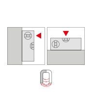 Nivela magnetica profilata din aluminiu turnat sub presiune, lungime 25 cm, sectiune 44 x 25 mm, Format