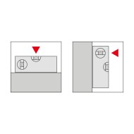 Mini nivela magnetica din aluminiu turnat sub presiune, lungime 10 cm, precizie de masurare 0.5 mm/m, Format