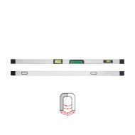 Nivela digitala cu bule de nivel, profil din aluminiu, lungime 60 cm, sectiune 60 x 25 mm, Format