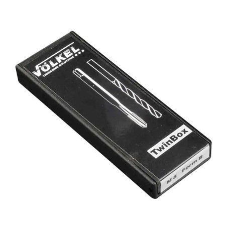 Seturi TwinBox - tarod HSS-E standard + burghiu, filetare dreapta, Forma B, VOLKEL