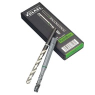 Seturi TwinBox, forma C 39° RSP tarod HSS-E, banda verde + burghiu, DIN 371-376, VOLKEL